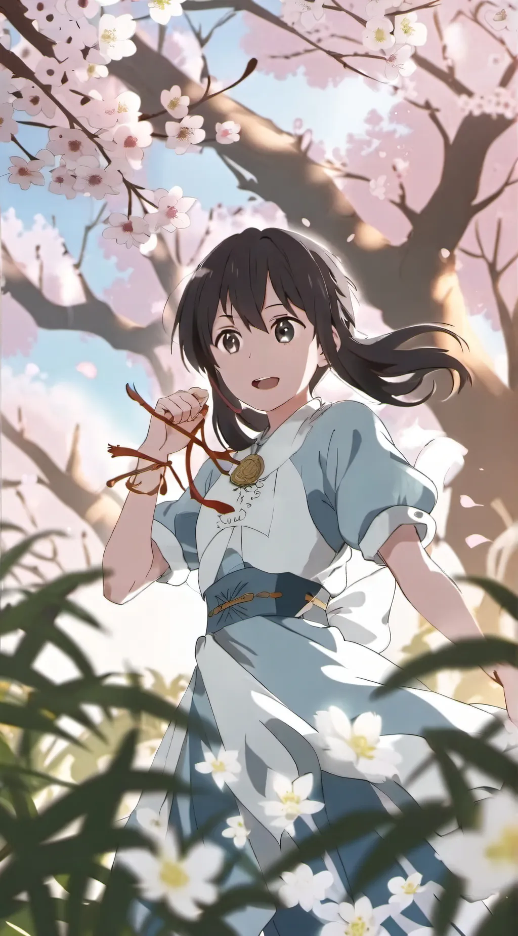 ai character: Miyo and Kento background