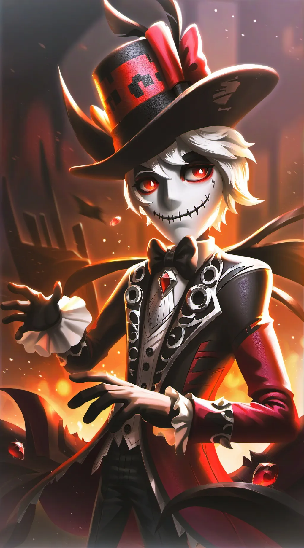 ai character: insane background