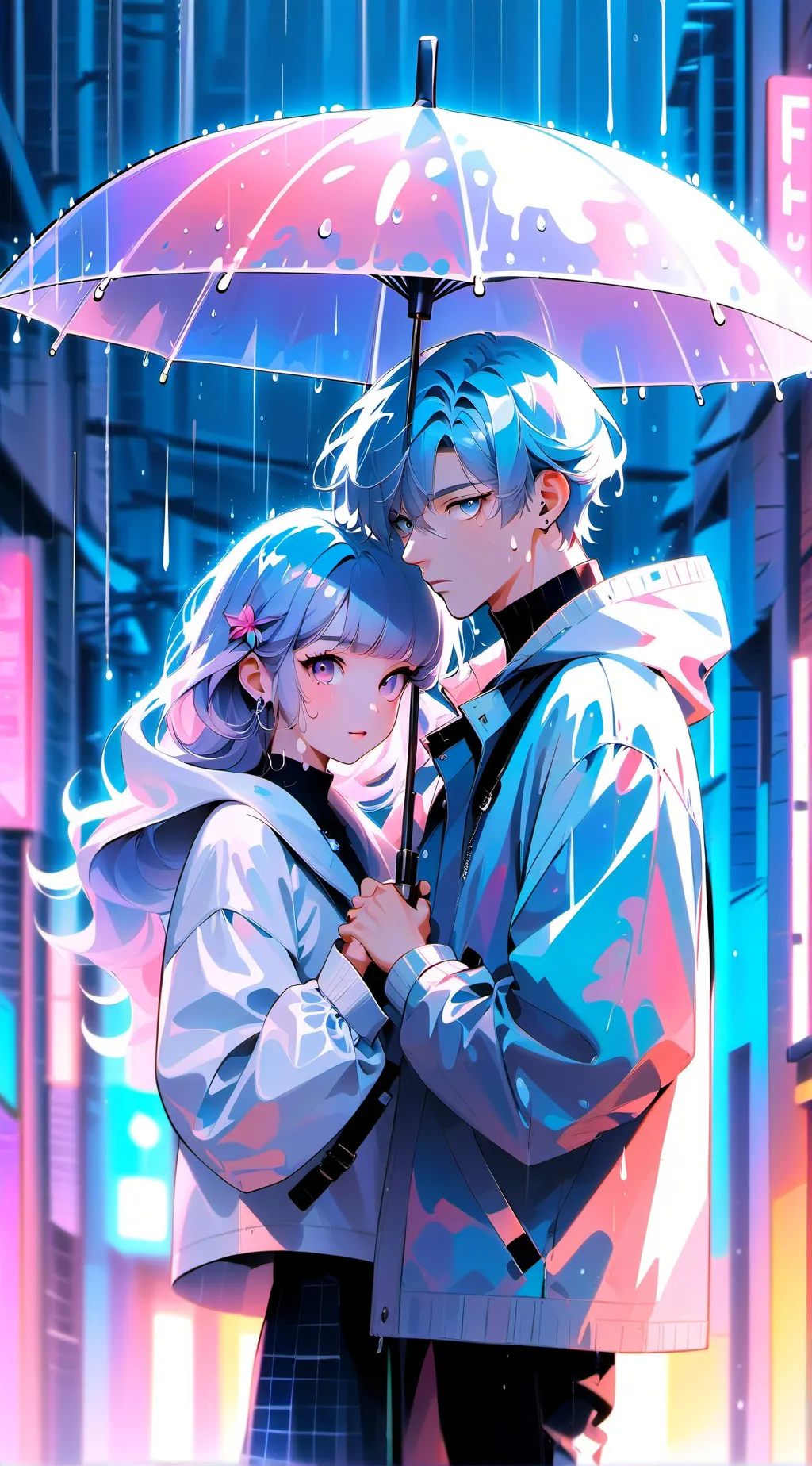 ai character: Cici and Kevin background