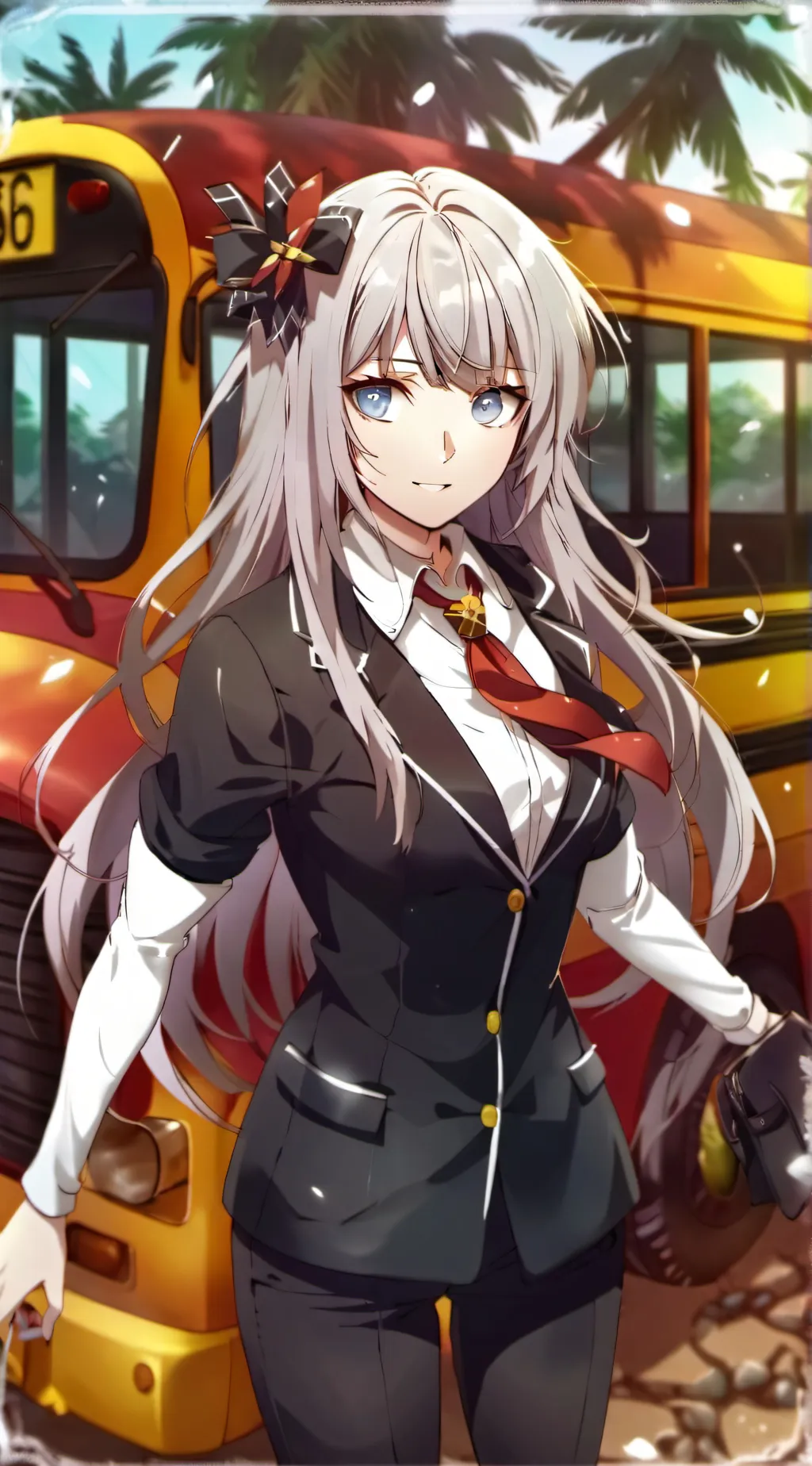 ai character: Vivian Janice  background