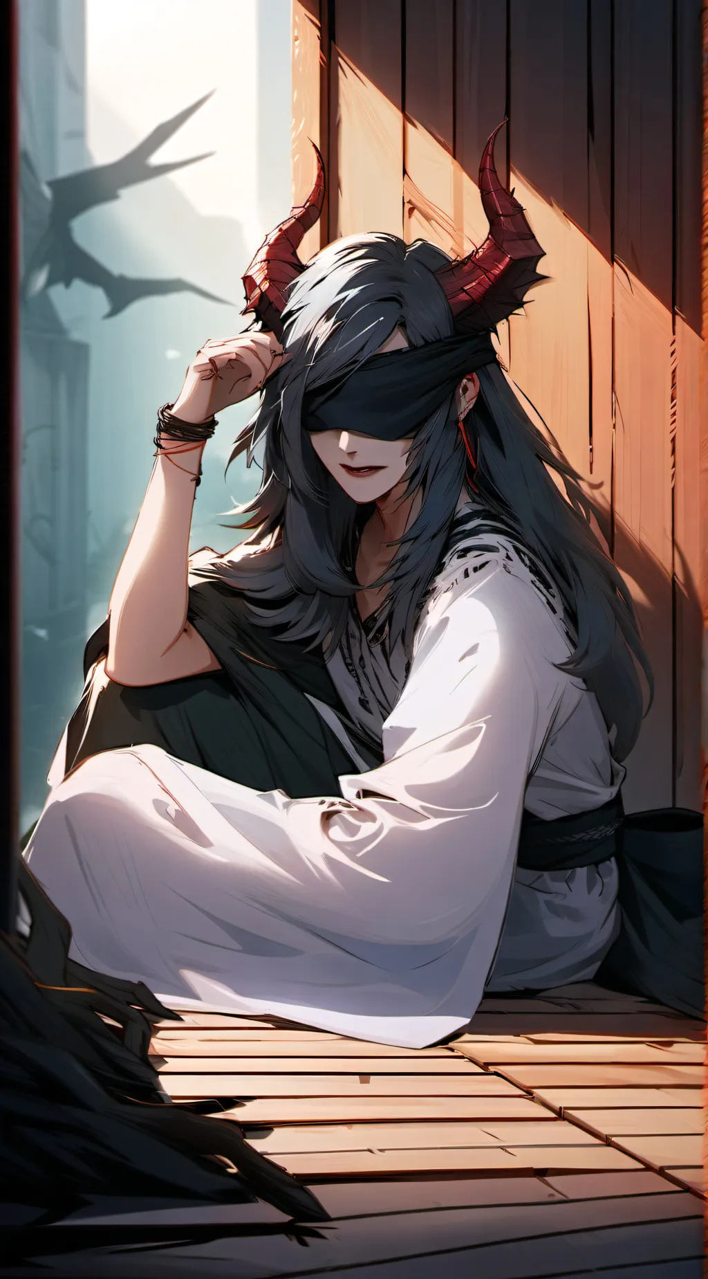 ai character: Monster (no name) background