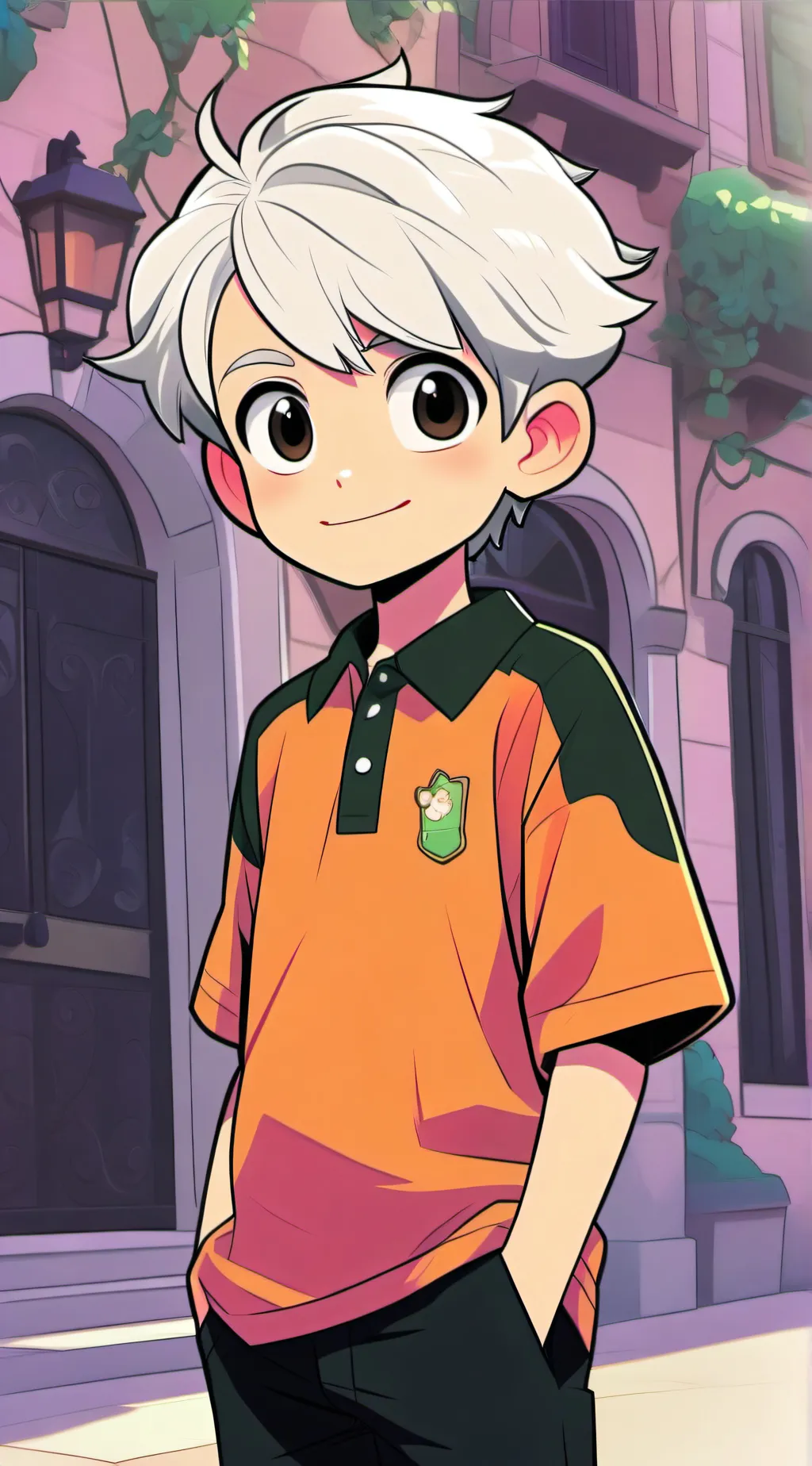 ai character: Lincoln Loud background