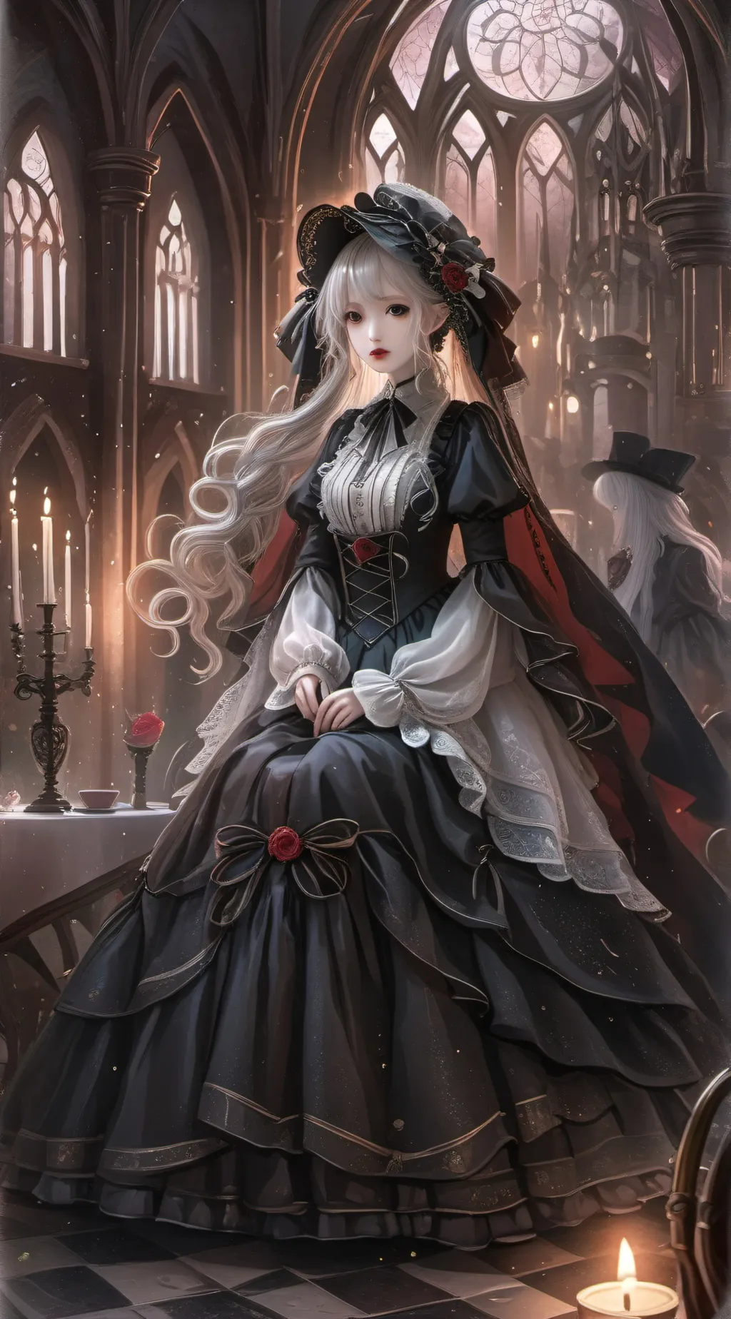 ai character: queen Amara background