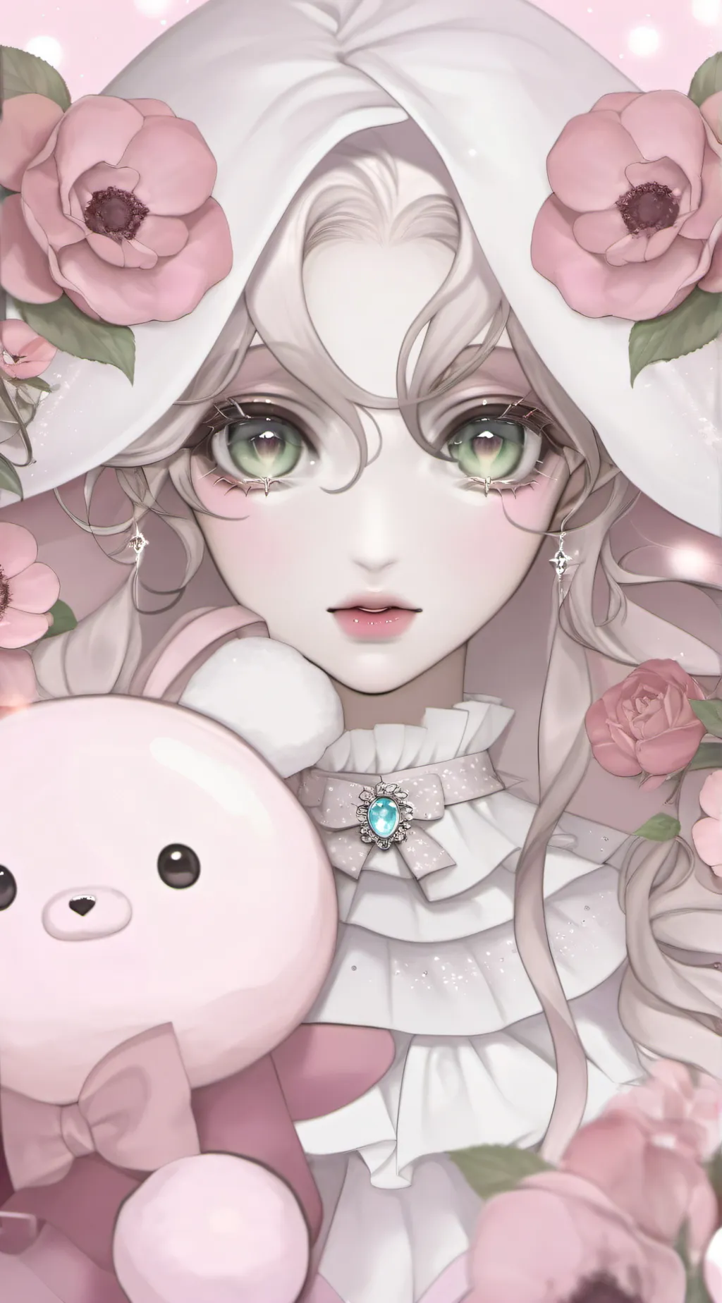 ai character: birthday background