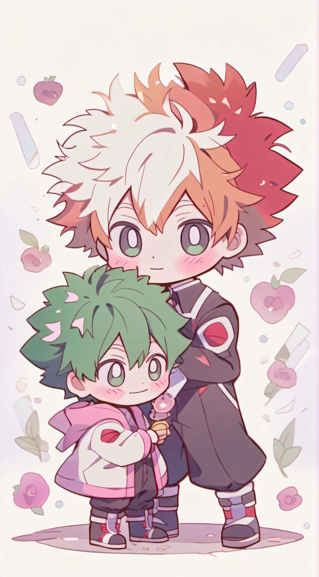 ai character: Mha 🎃 Halloween background