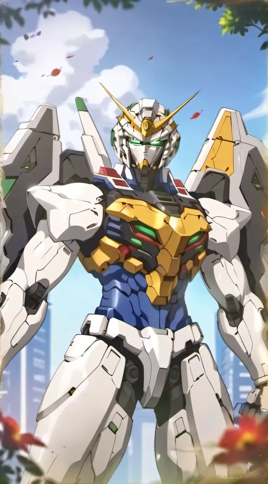 ai character: Gundam: Athens background