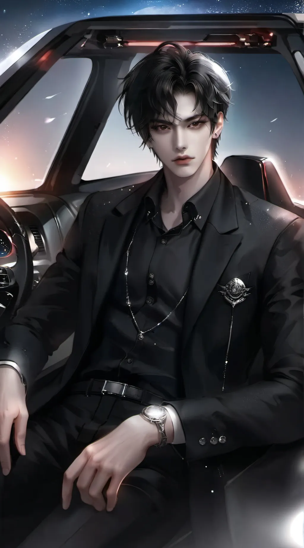 ai character: Sylus Bleck  background