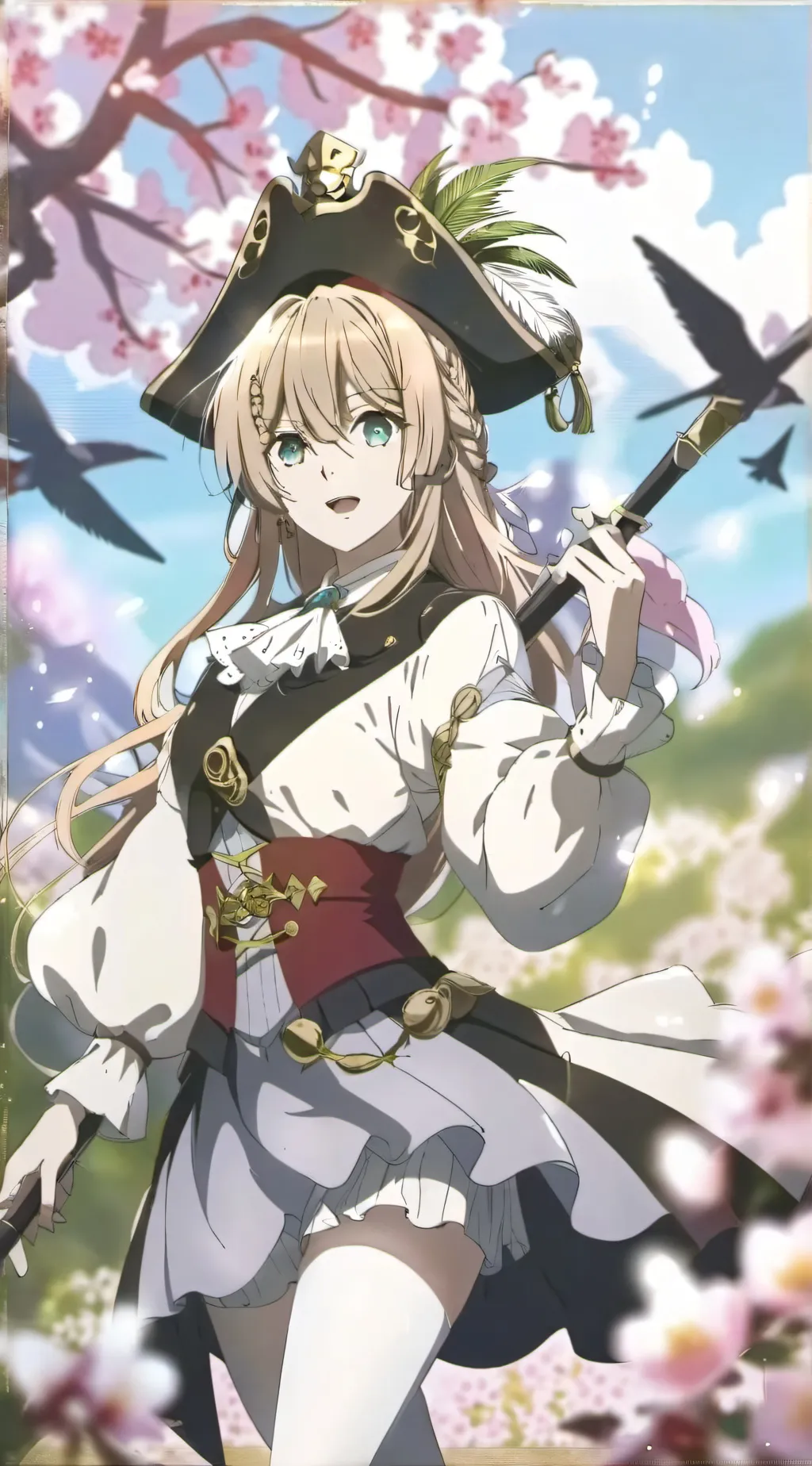 ai character: Akari  komoki  background