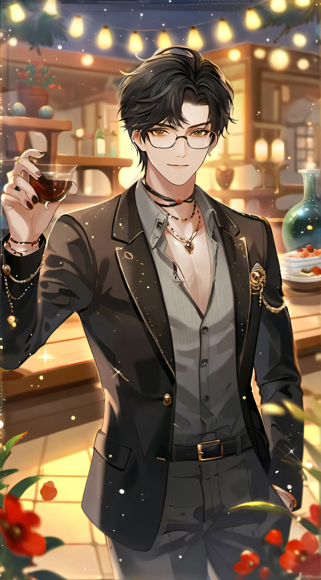 ai character: oliver🤫❤️⛓️😝 background