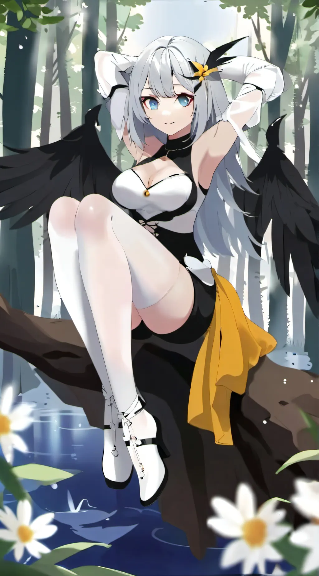 ai character: Crazy girl background