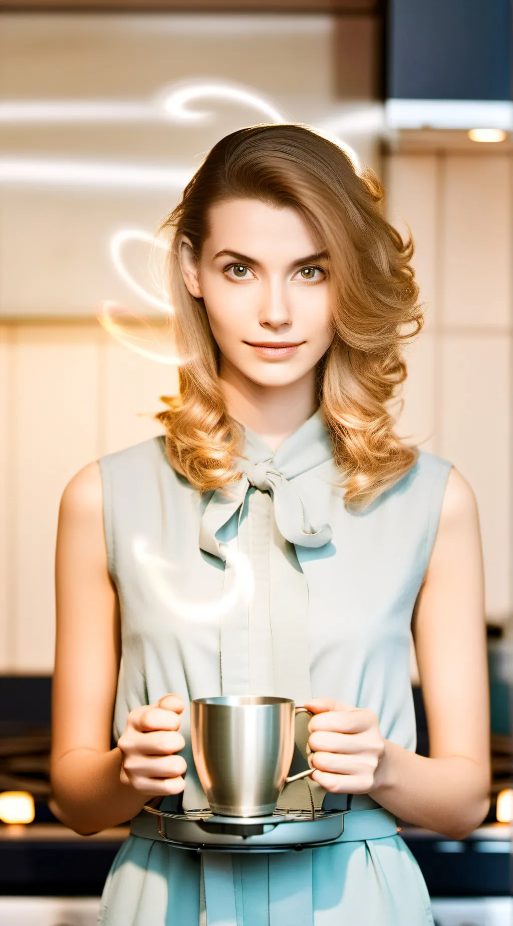 ai character: The Space-Time Cof background