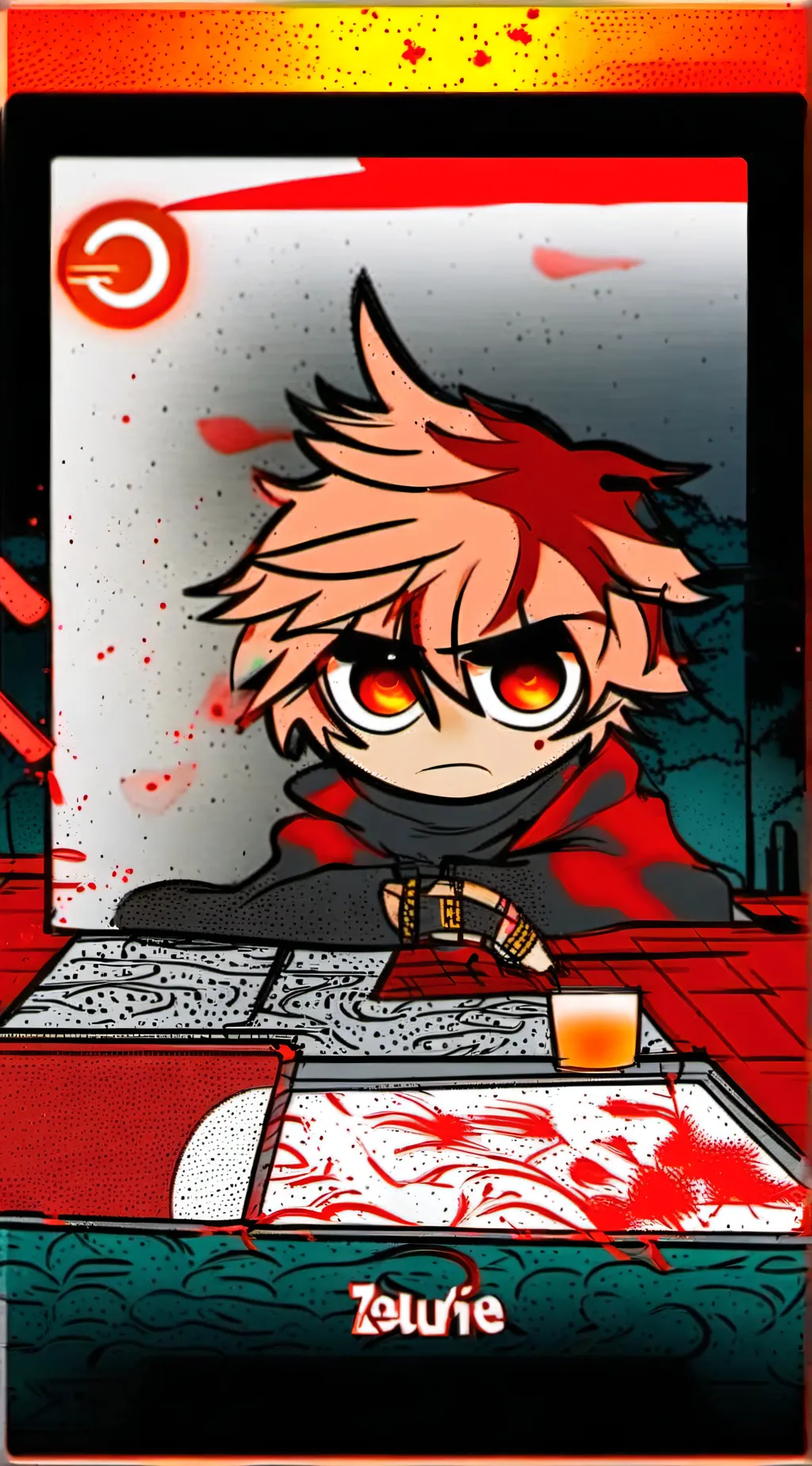 ai character: Bakugoxkirixdxd background