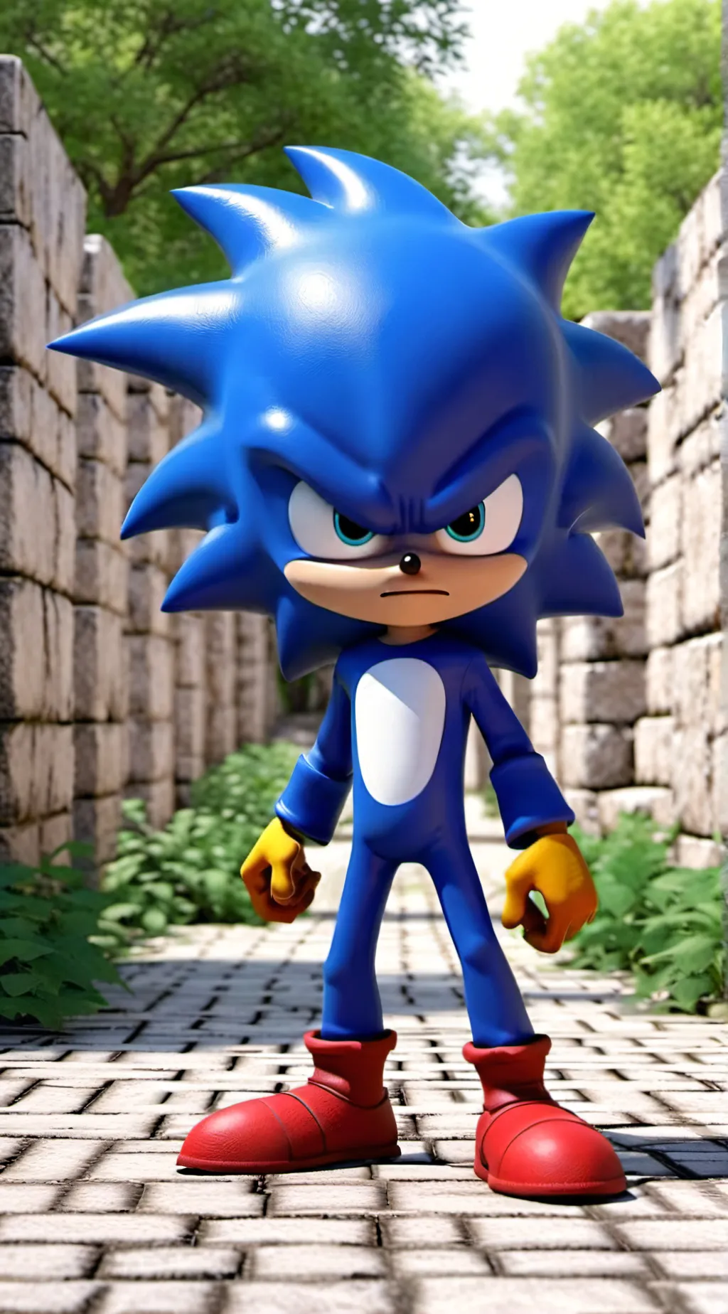 ai character: sonic background