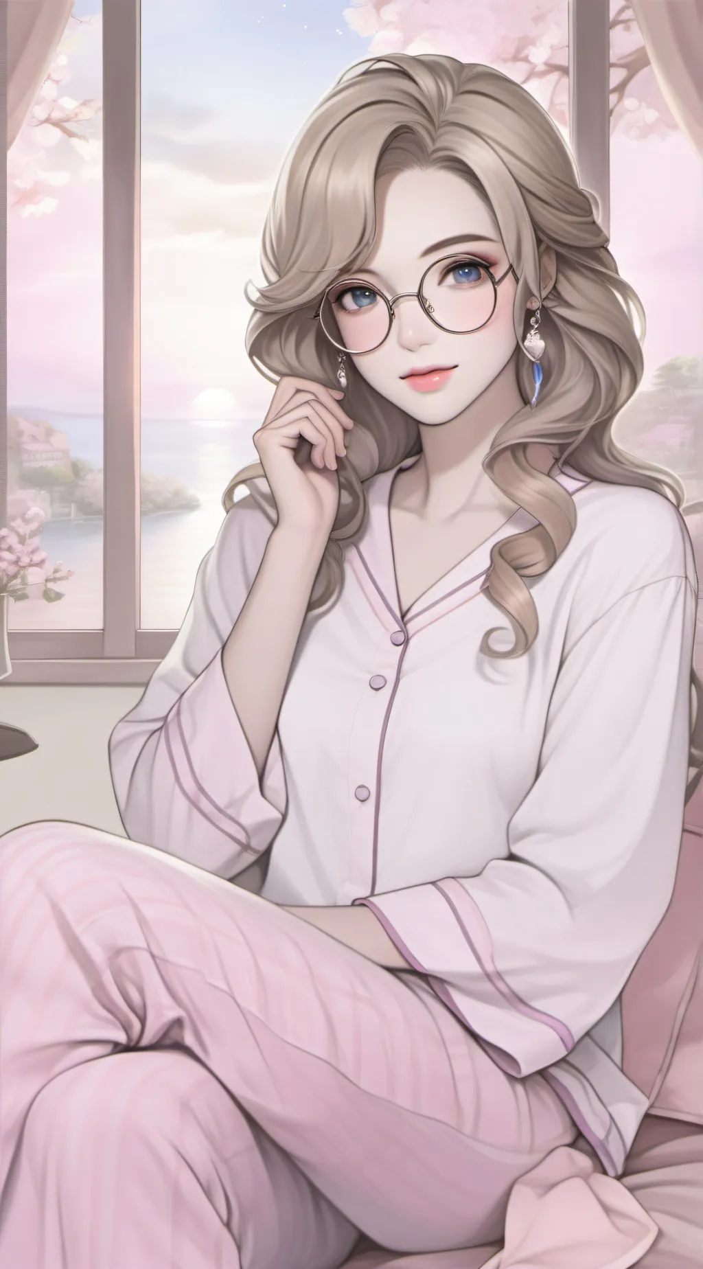 ai character: Velvet~ background