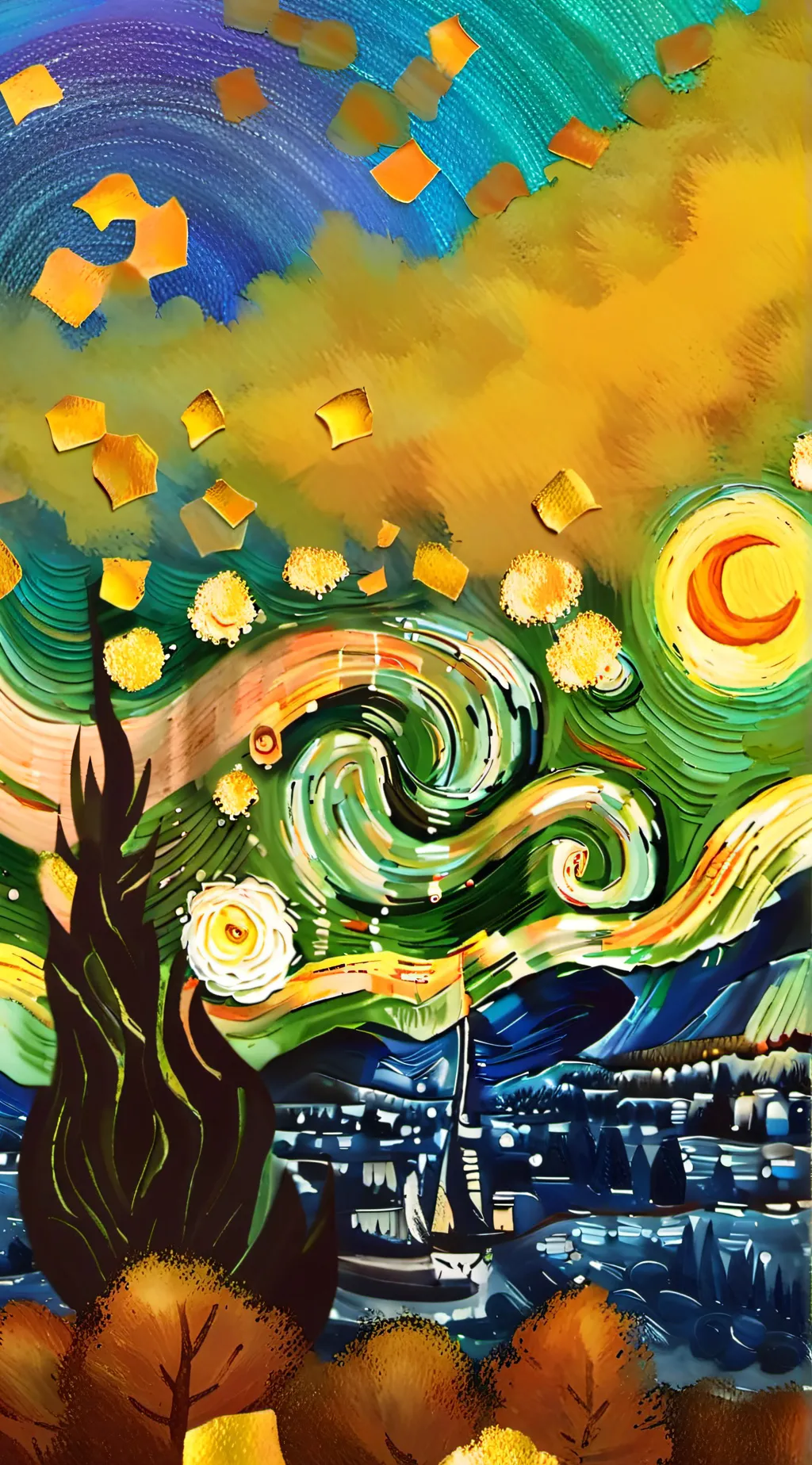 ai character: Geometry dash background