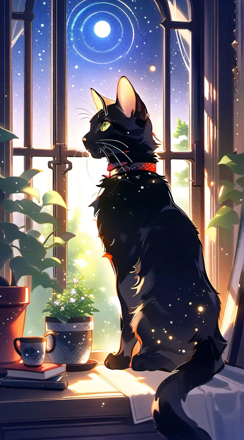 ai character: Midnight background