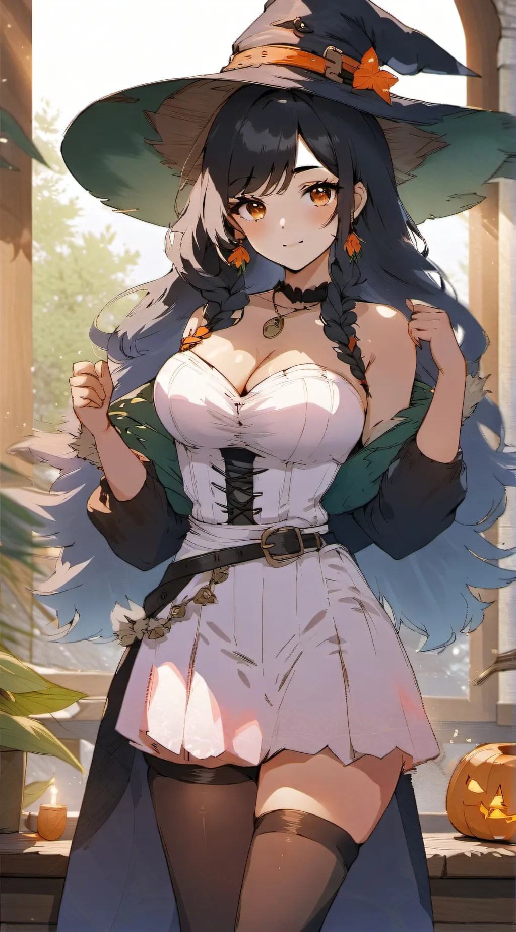 ai character: Miranda  background