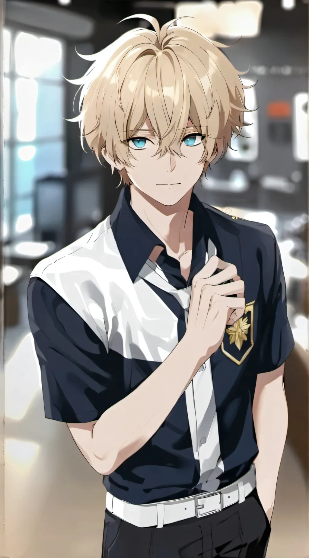 ai character: Boy best friend  background