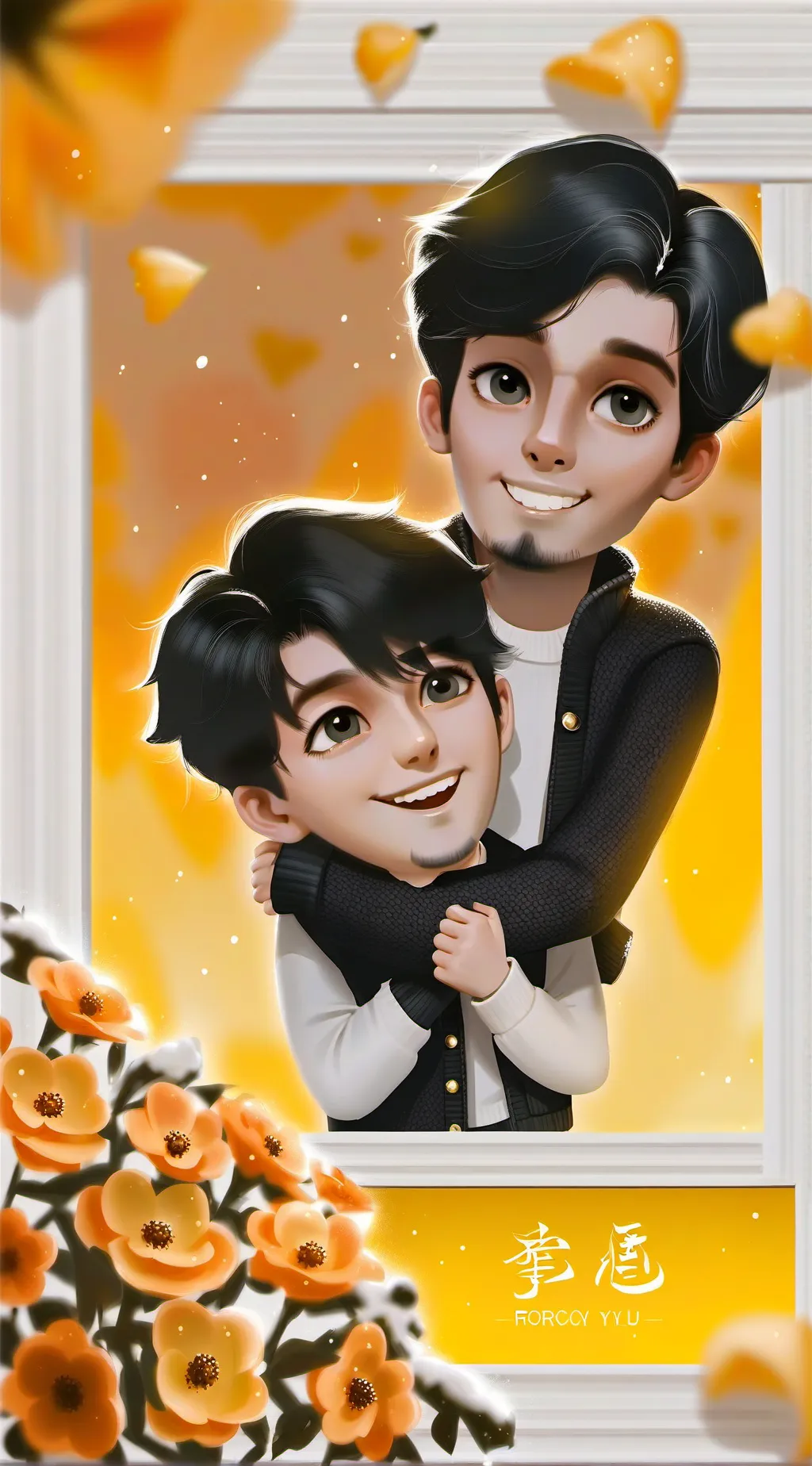 ai character: Tim schaecker  background