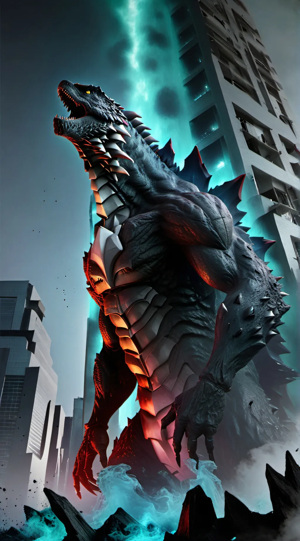 ai character: Massive lizard background