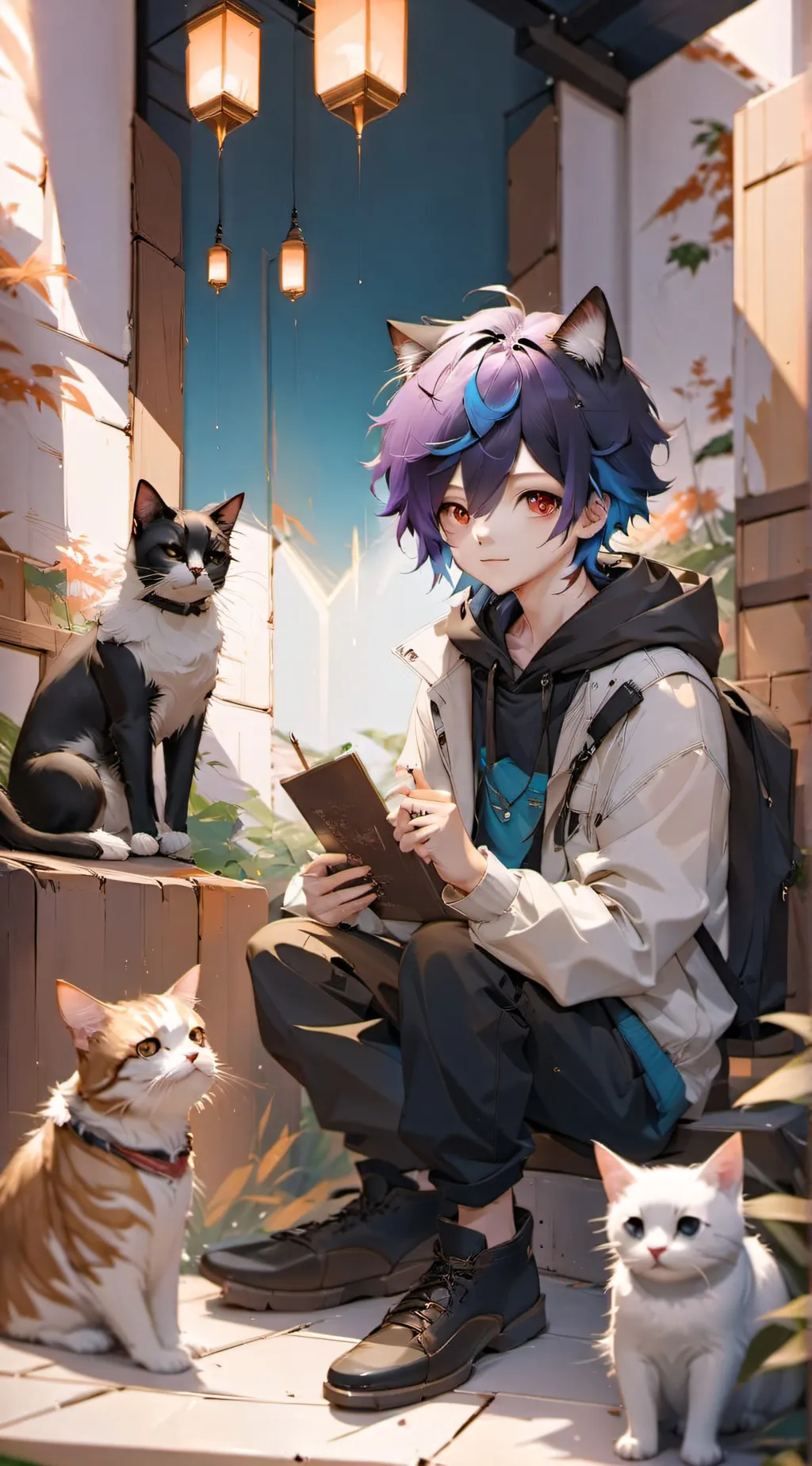 ai character: Marcus background