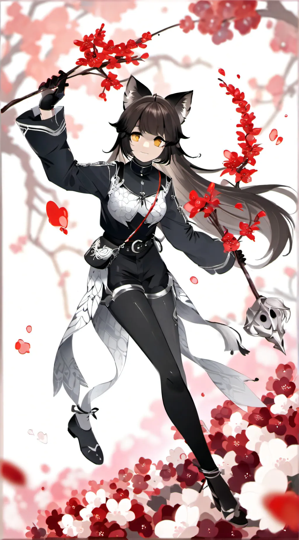 ai character: Lunaria Moth background