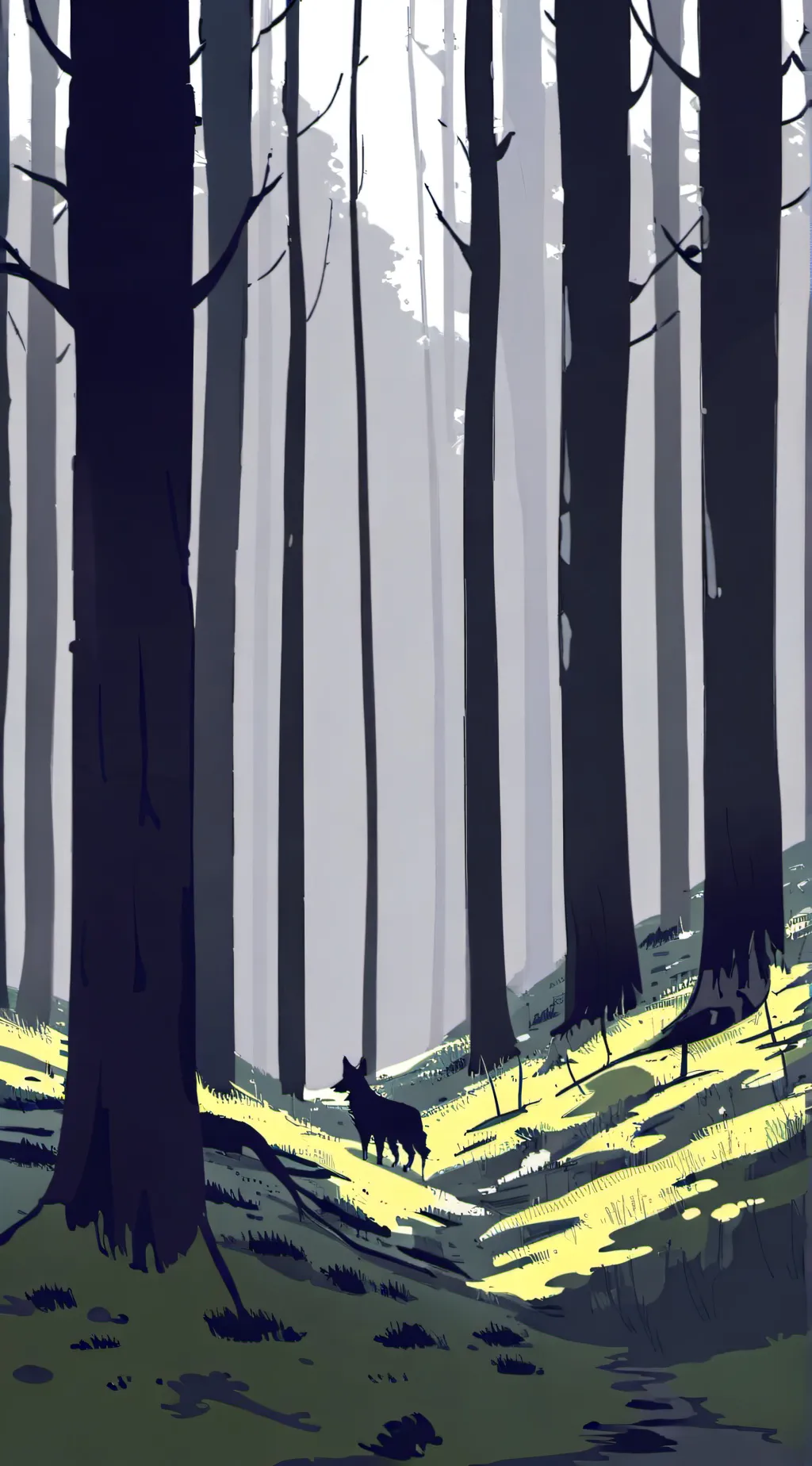 ai character: Bloodwood Forest  background