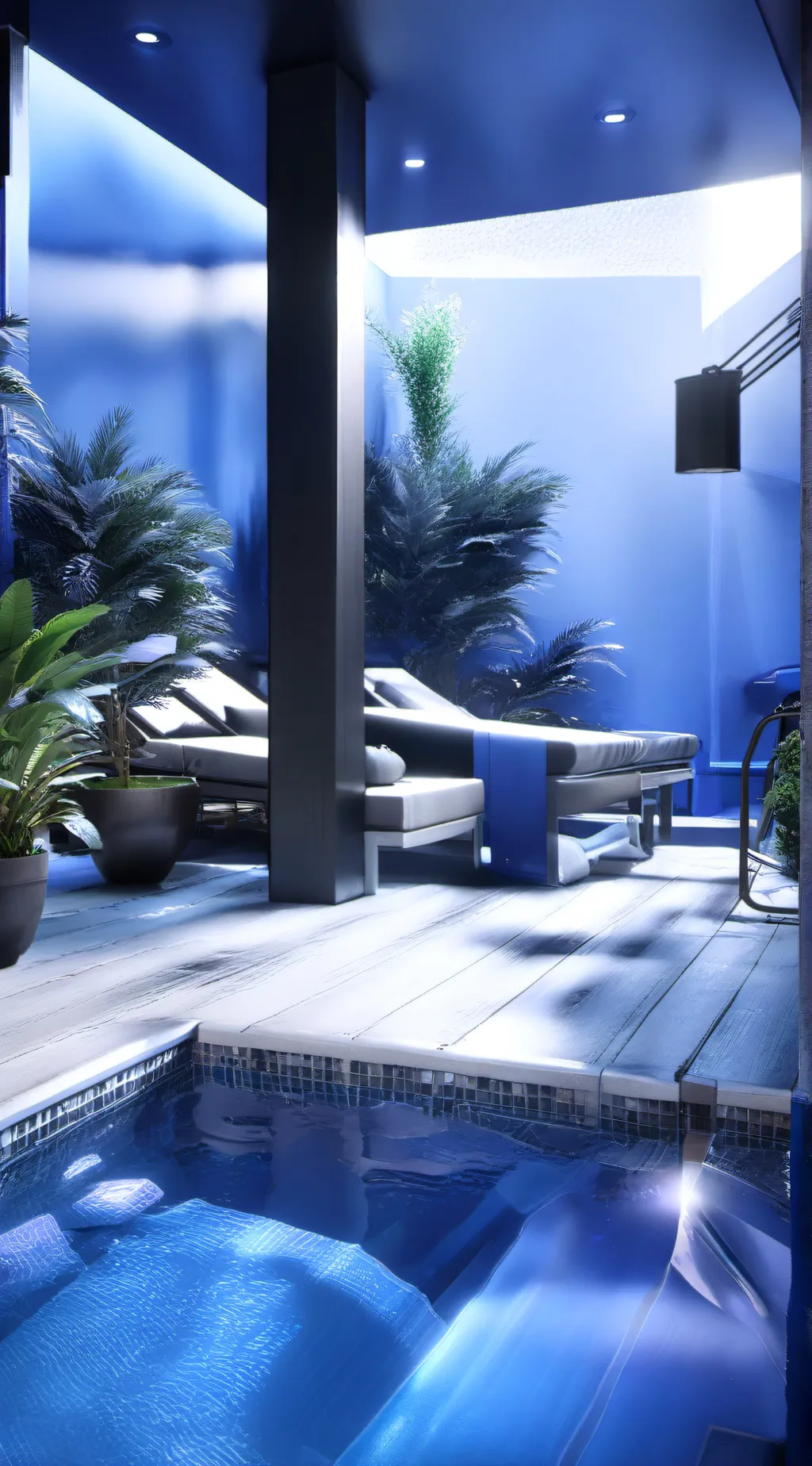 ai character: Tadc pool background