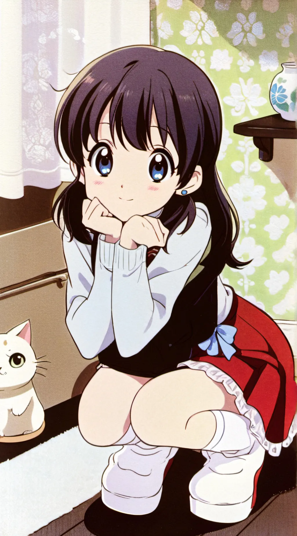 ai character: Niko Hagarashi  background