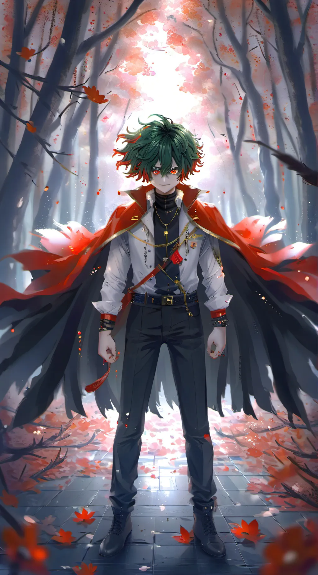 ai character: deku az a villan 👻 background