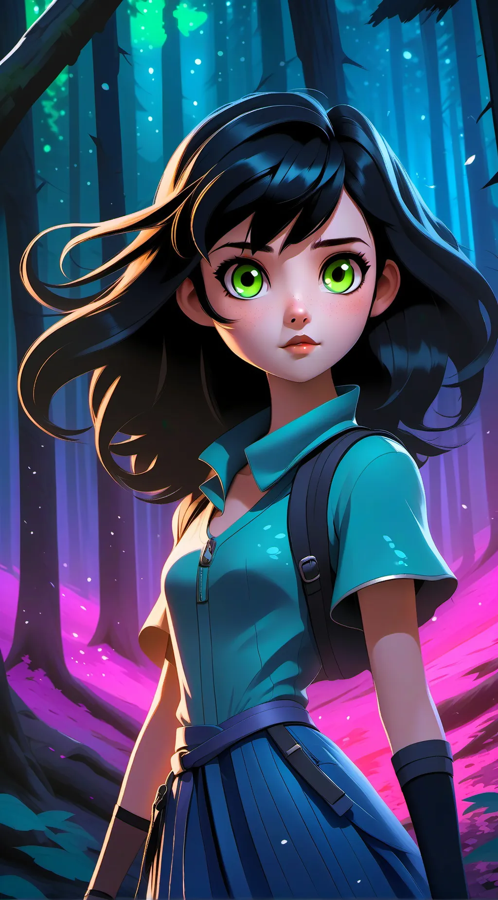 ai character: emily background