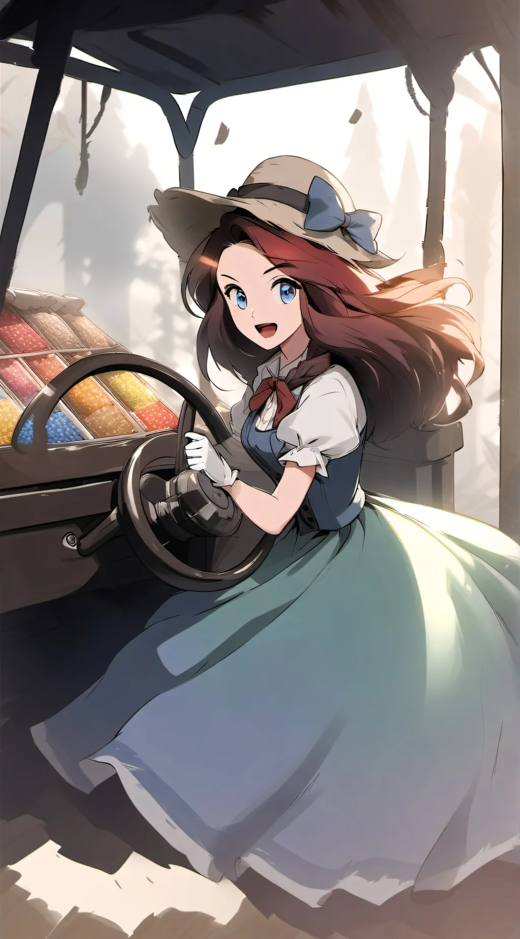 ai character: Aurora background