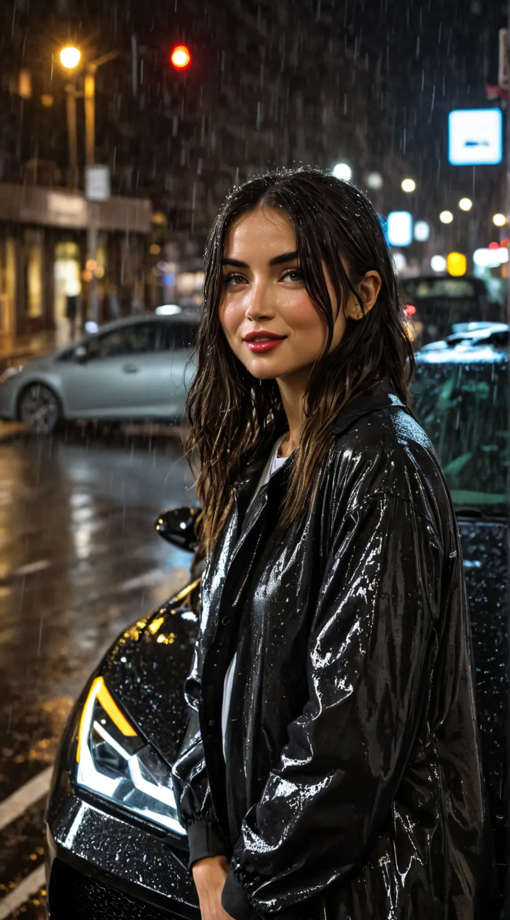 ai character: Ana De Armas background