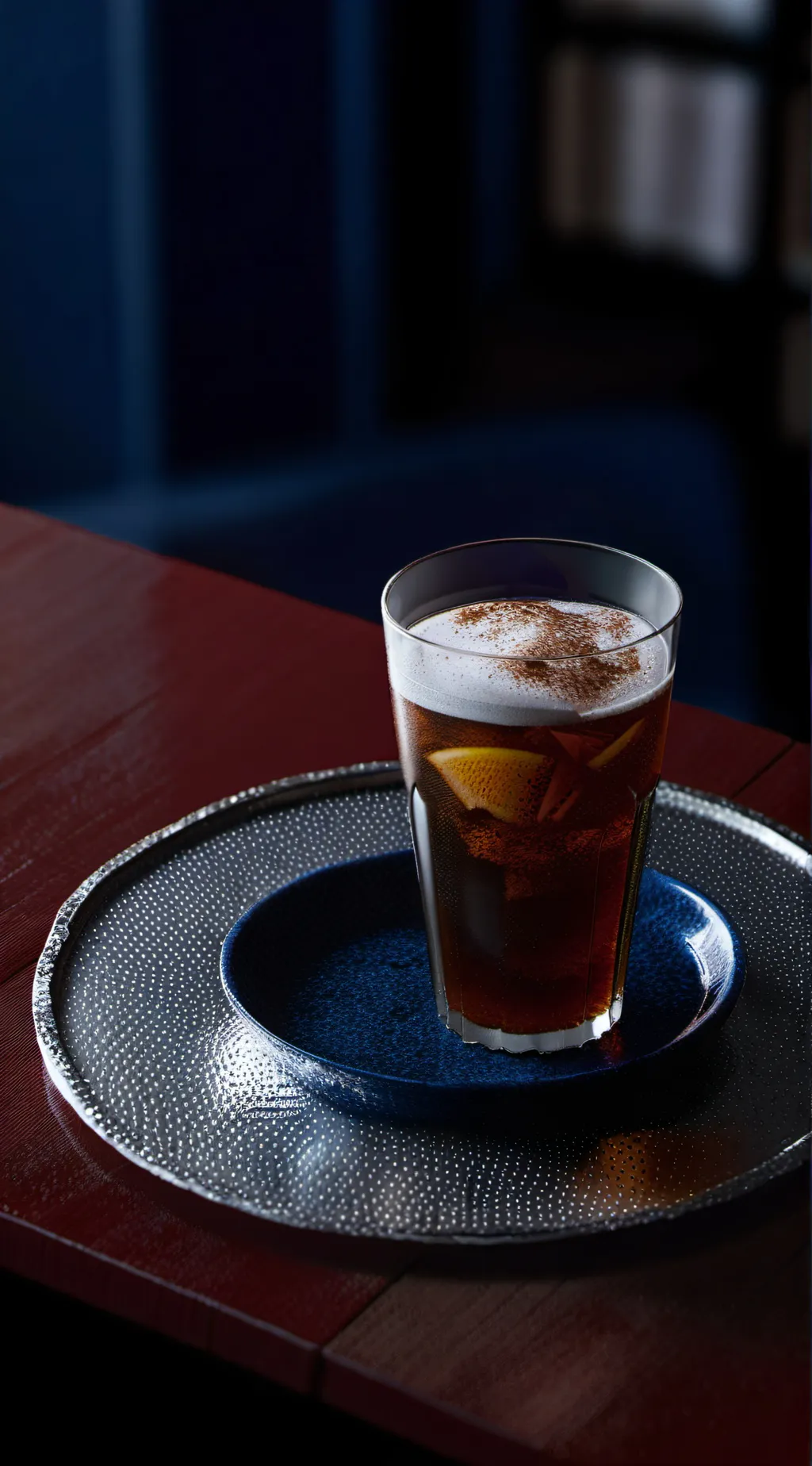 ai character: the colored drink background