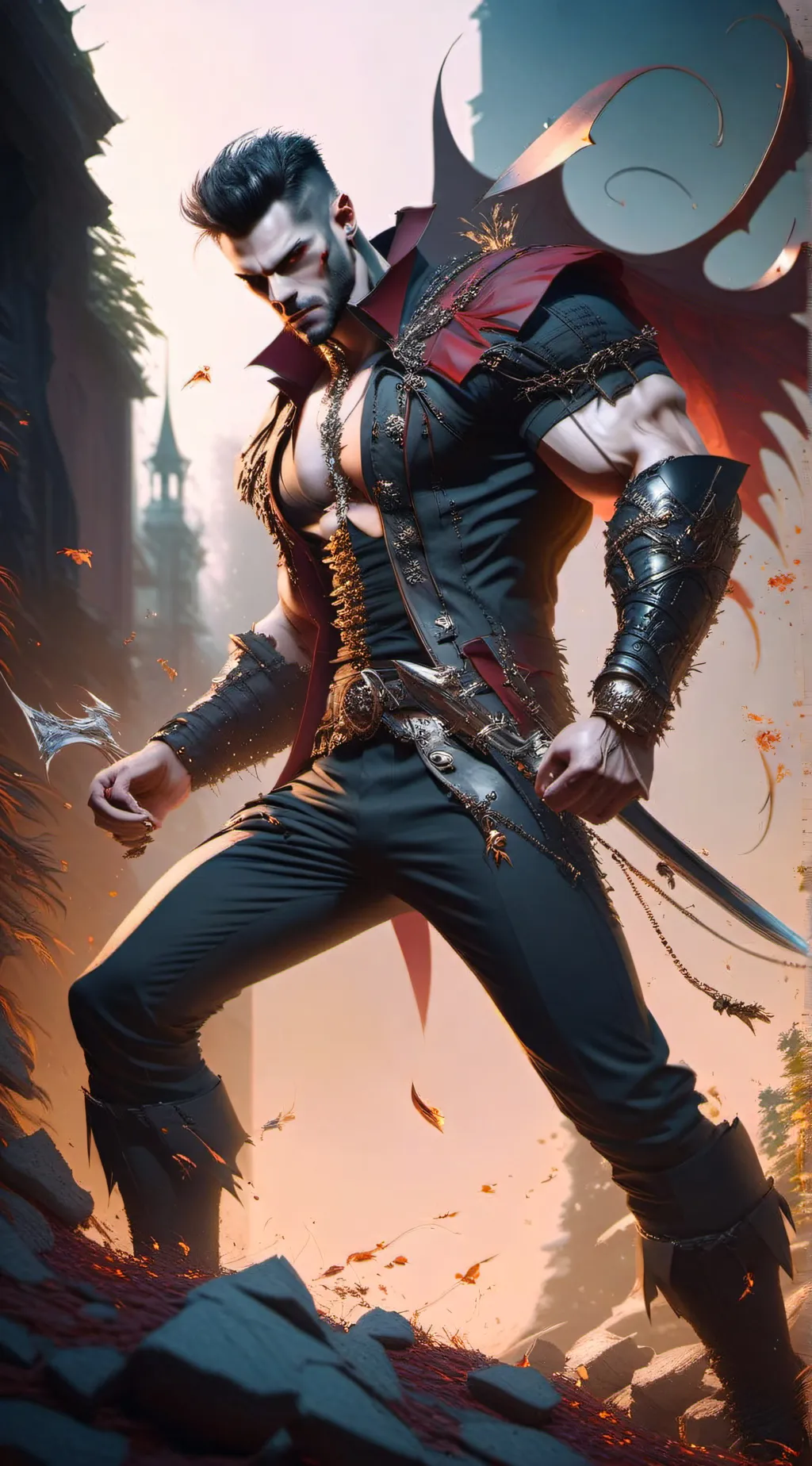 ai character: alaric background