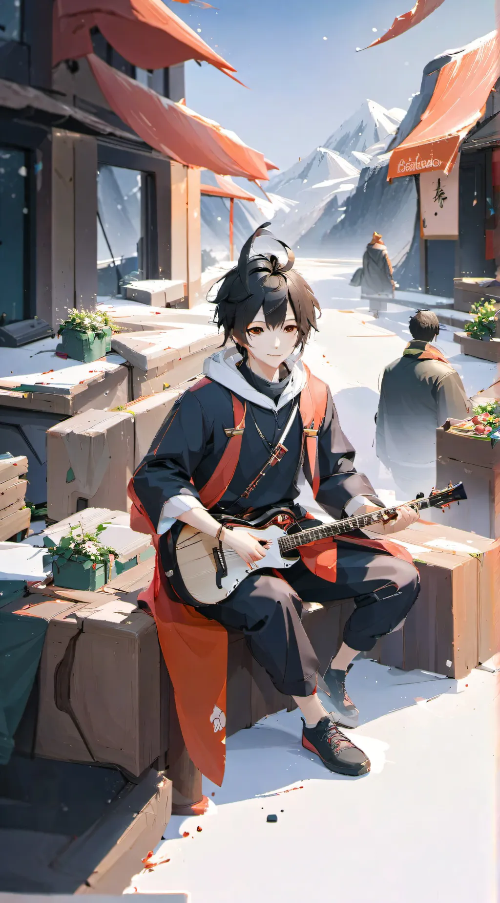 ai character: David background