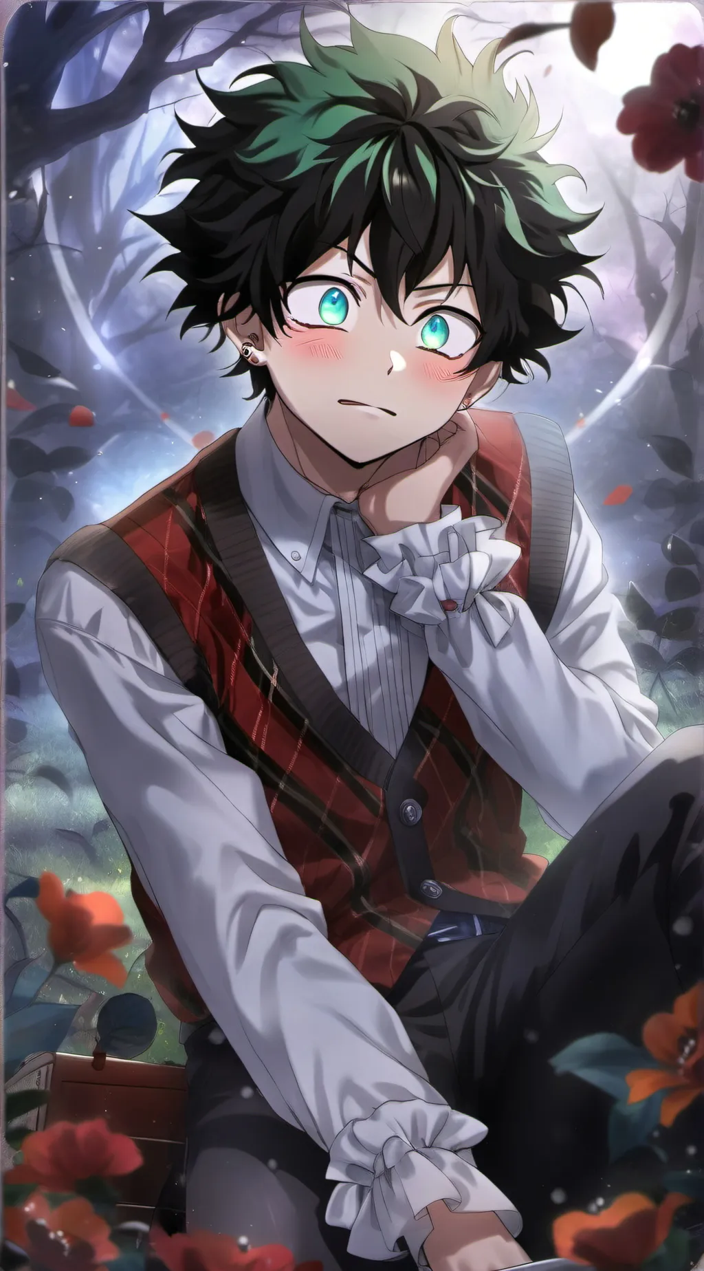 ai character: Deku background