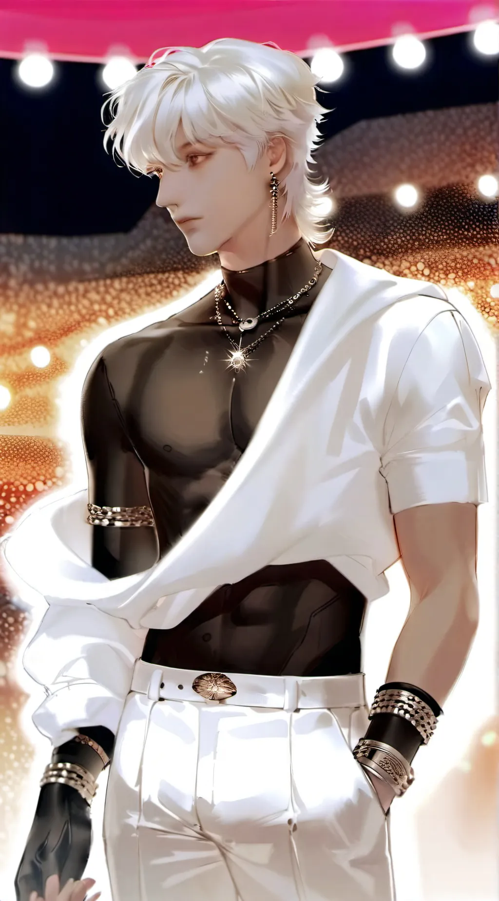 ai character: 𓆉junhoo𓆉 background