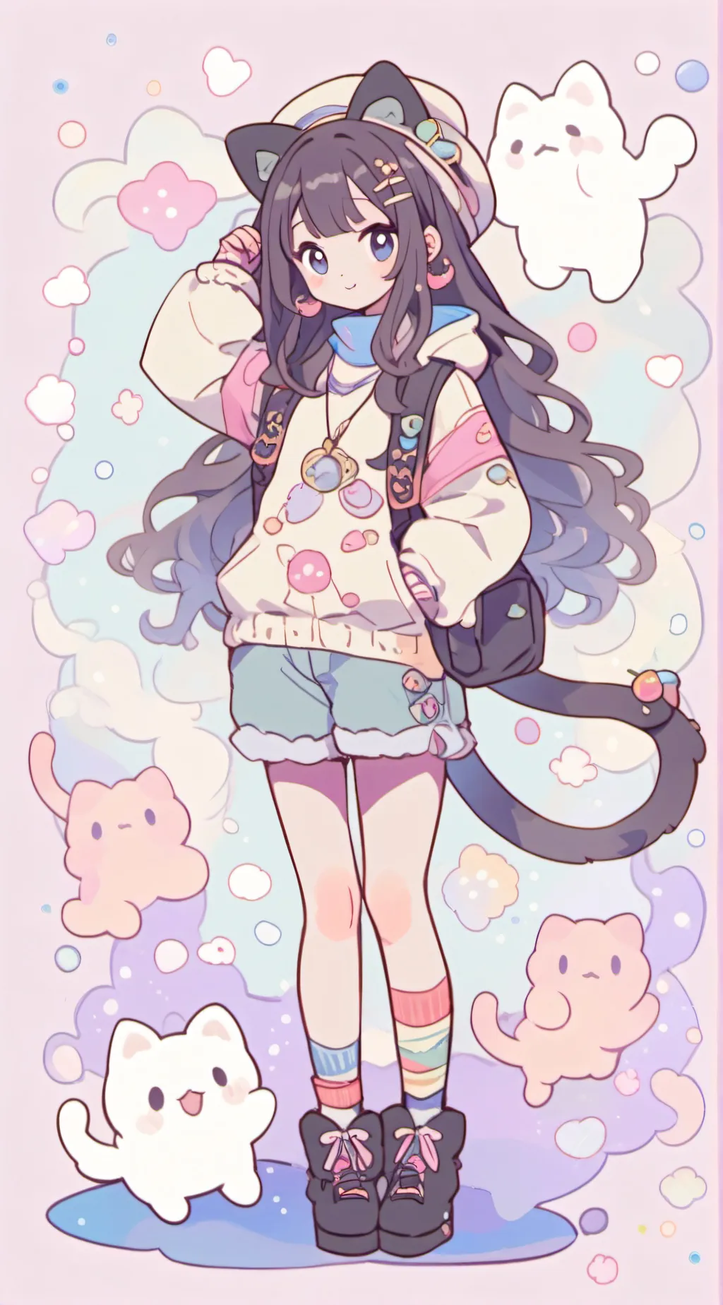 ai character: Hana background