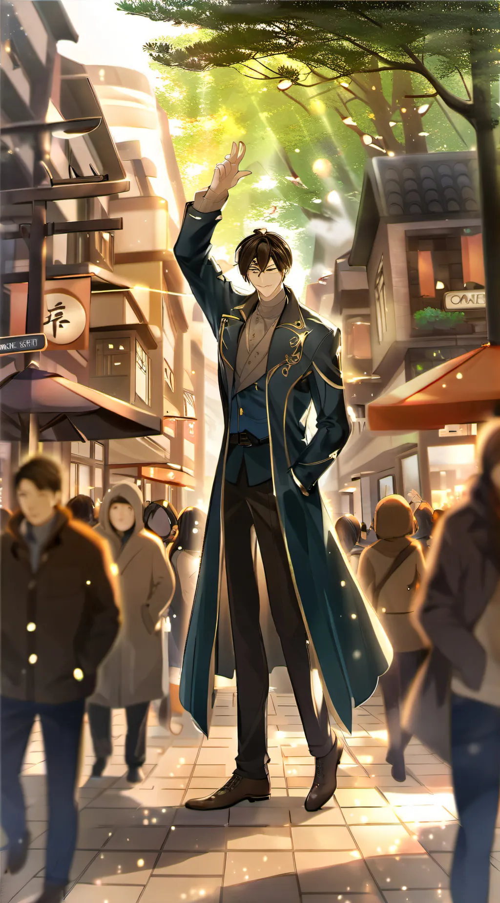 ai character: CourtYard System  background