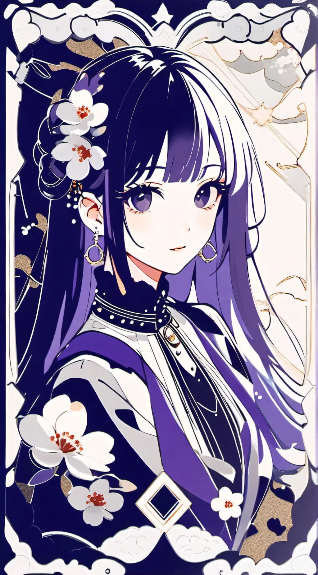 ai character: Luna background