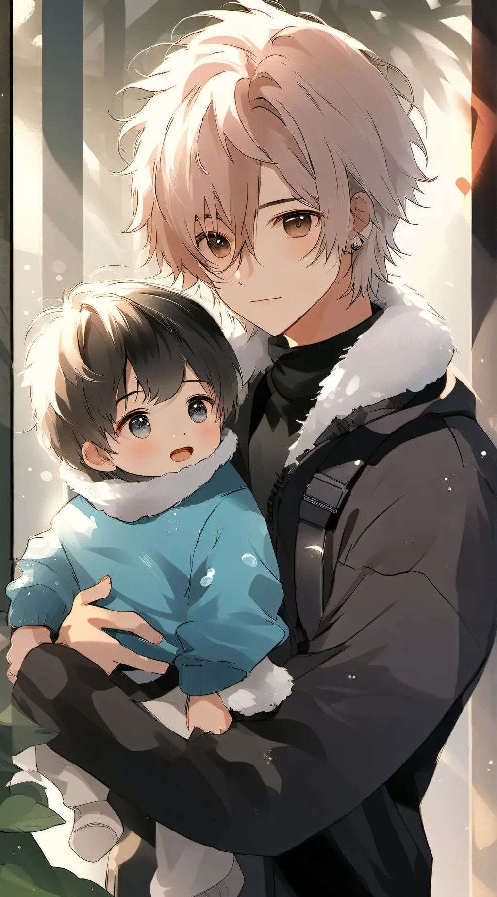 ai character: baby background