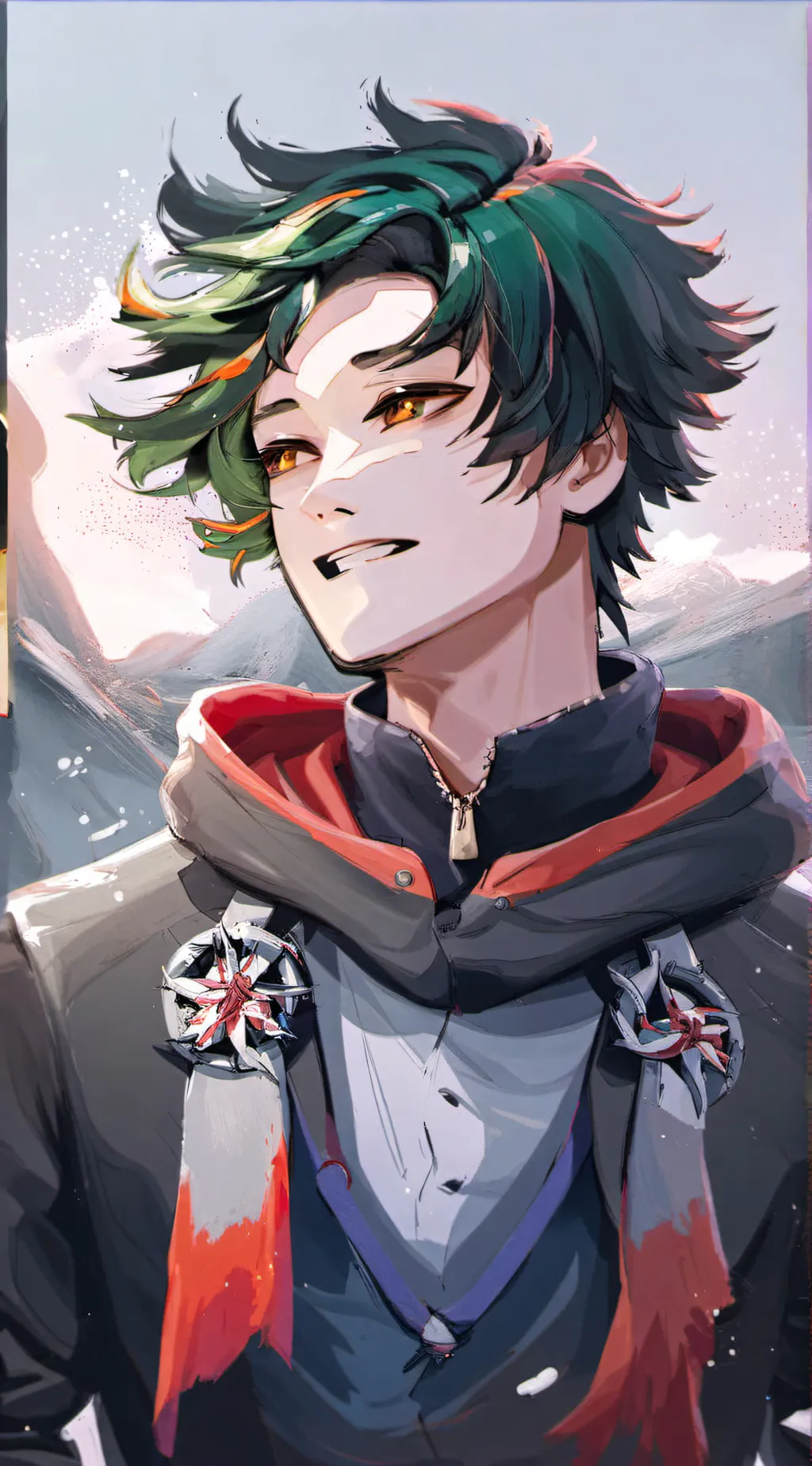 ai character: Mha dorms background