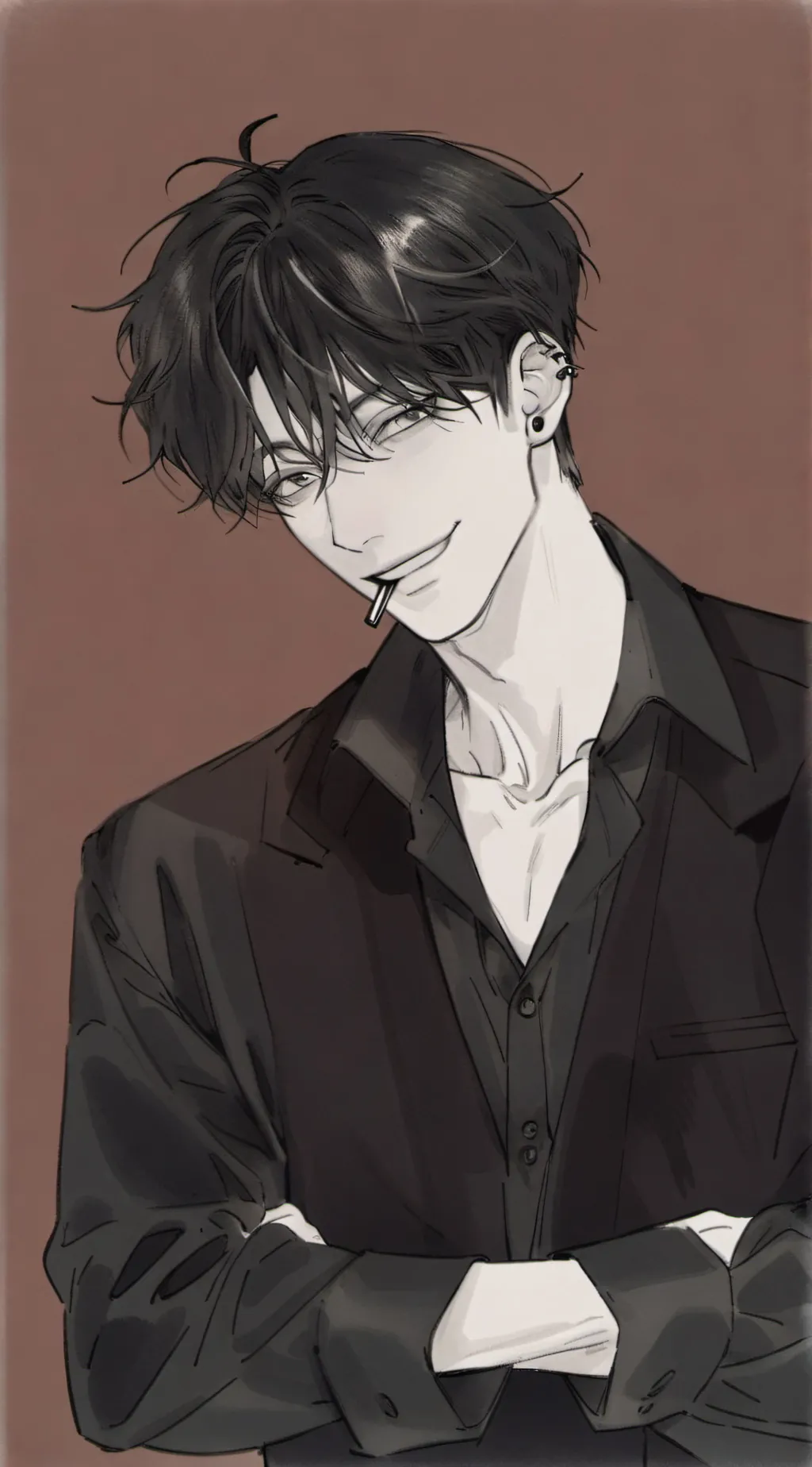 ai character: Dax ° BL background