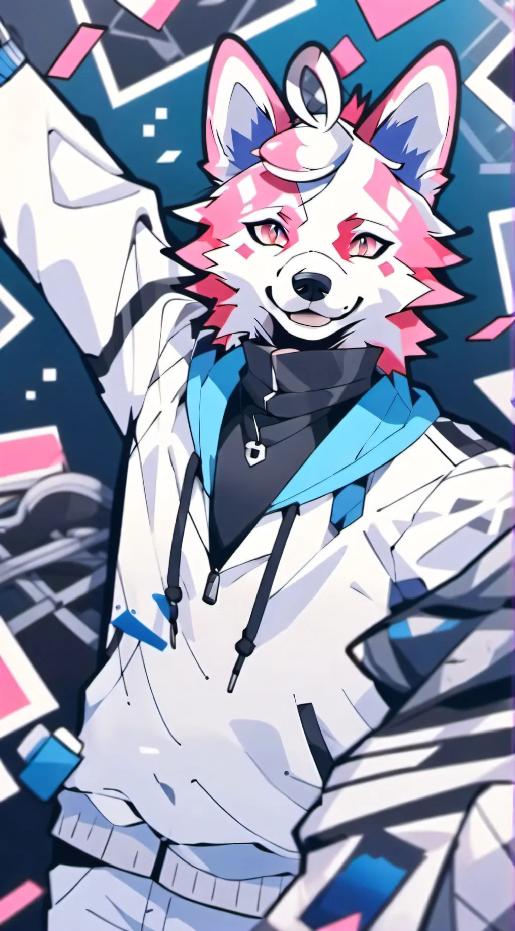 ai character: Furry background