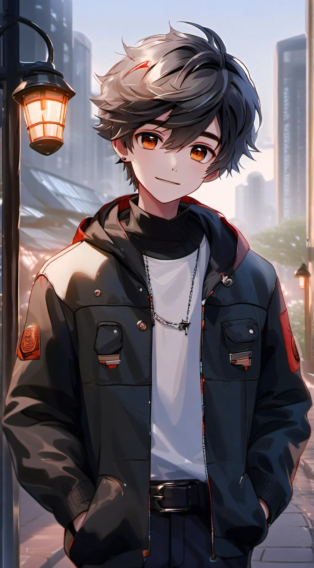 ai character: Boy background