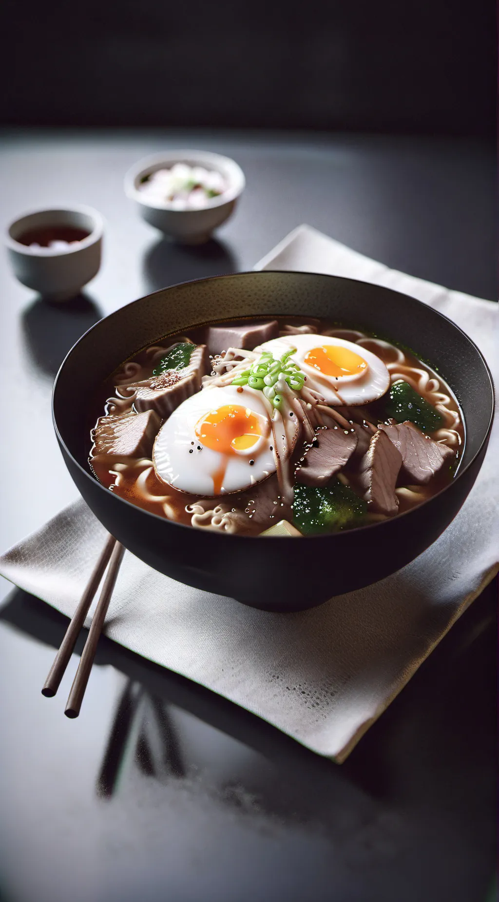 ai character: Ramen background