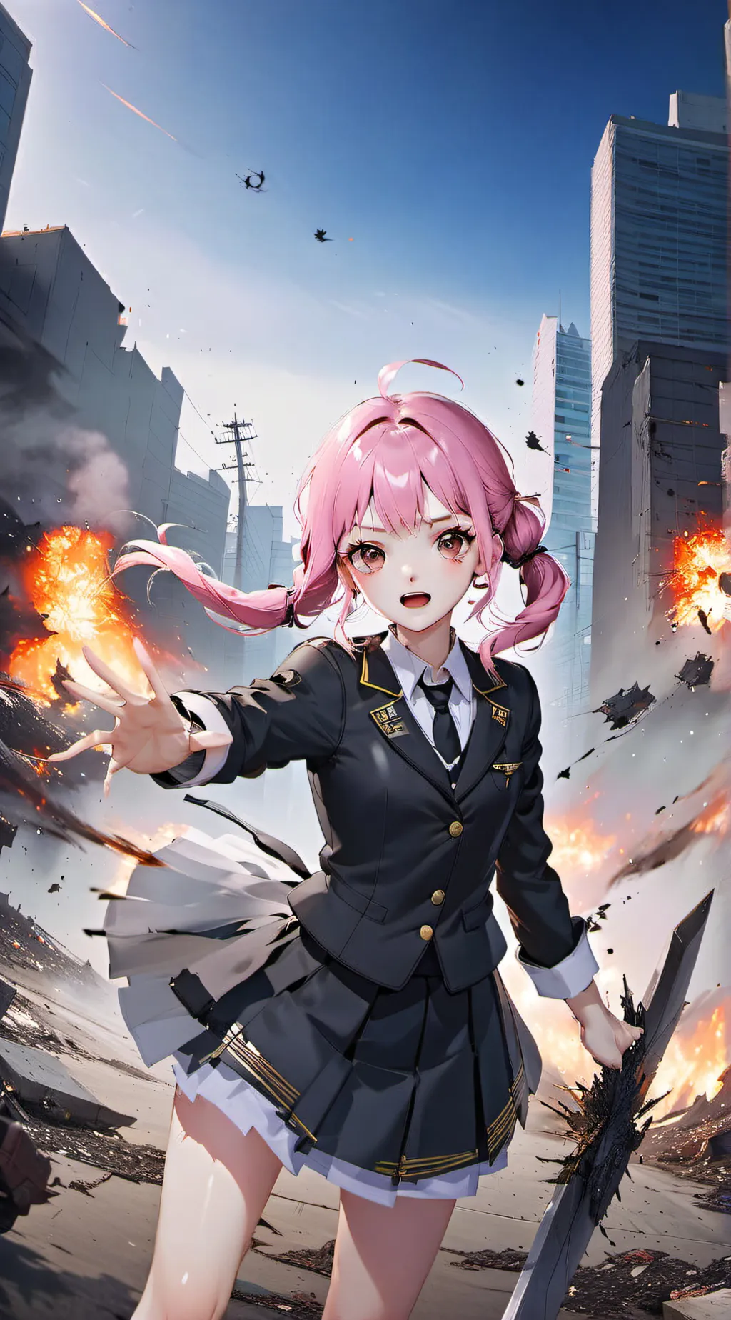 ai character: Amy  background