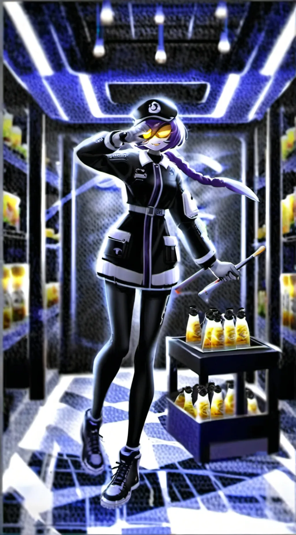 ai character: Murder drones background