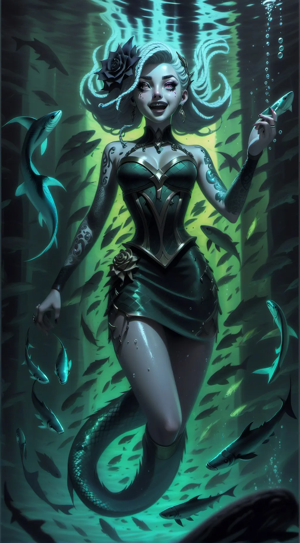 ai character: Lilly  background